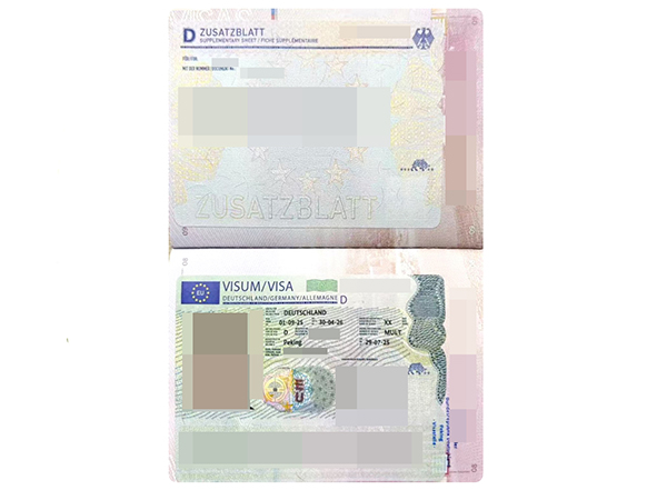 Short-term work visa for Germany
