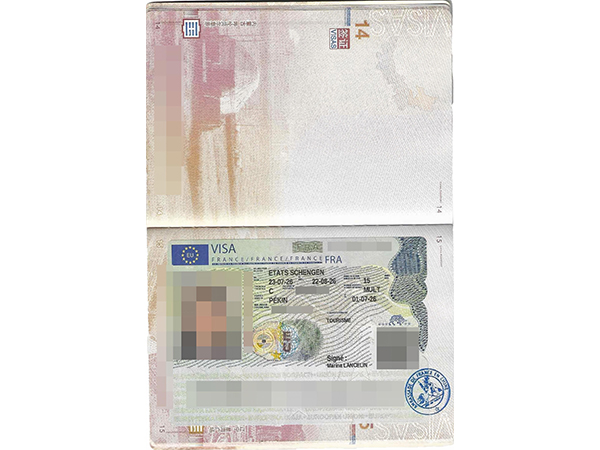 French tourist visa